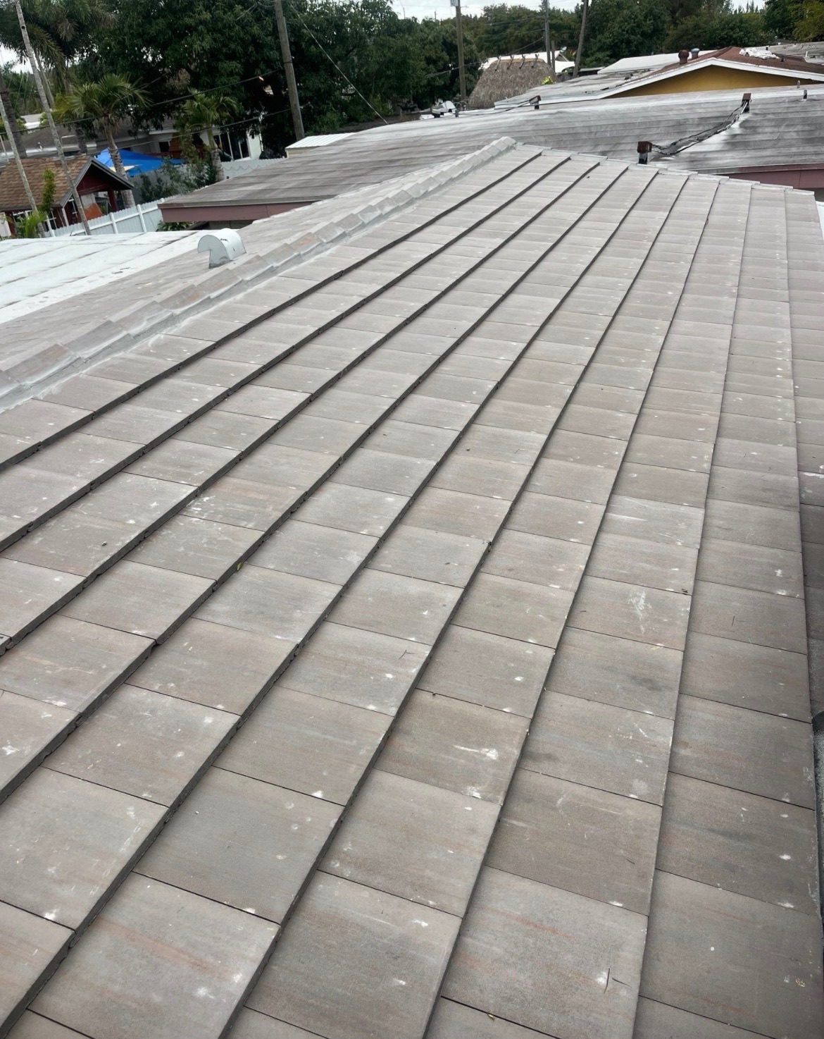 Flat Tile Roof Installation